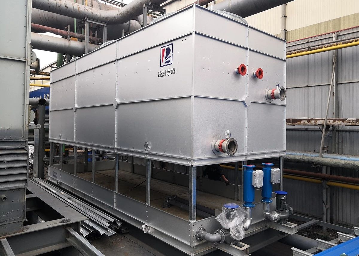 Customer Site Installation of Closed-Circuit Cooling Tower